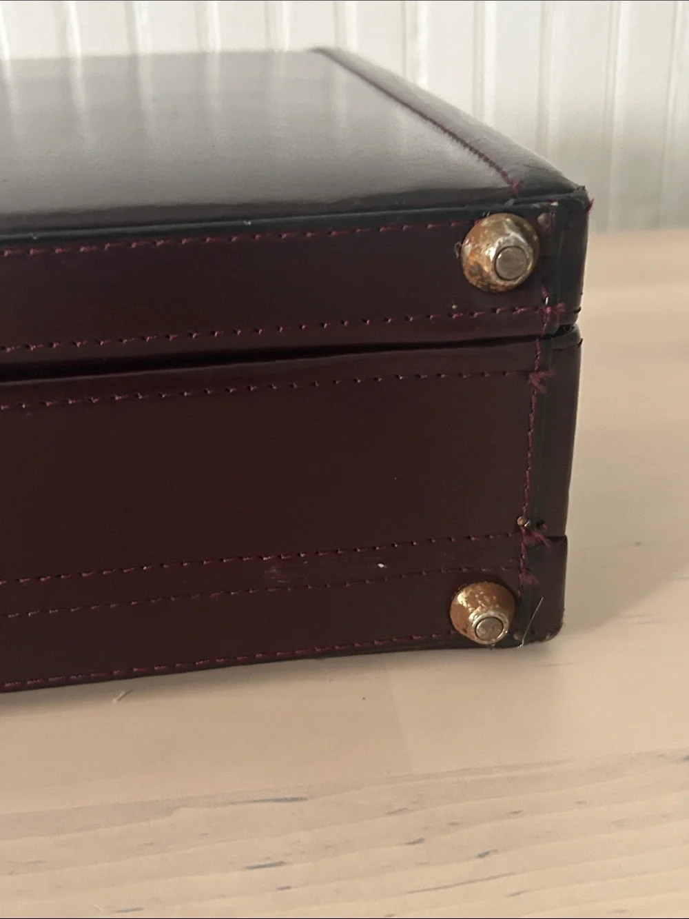 Vintage Heritage Industries Hard-shell Top-grain Leather Briefcase